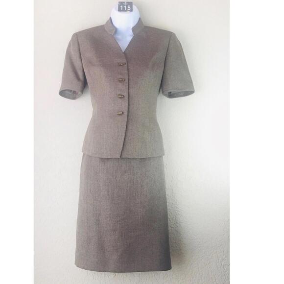 Dresses & Skirts - Kasper Skirt Suit Women’s Petite Vintage 80’s